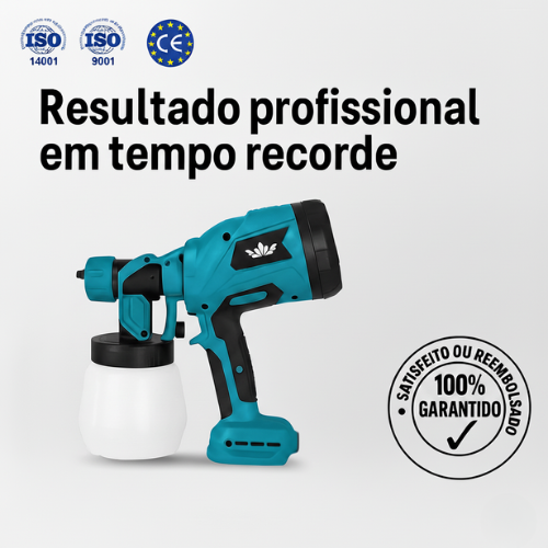 Pistola de pintura sem fio